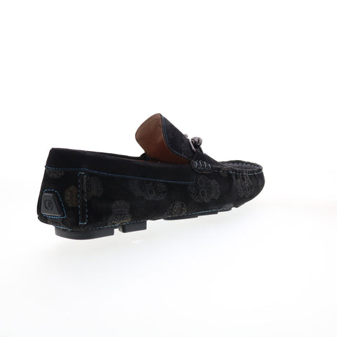 Robert Graham Tardis RG5692S Mens Black Loafers & Slip Ons Moccasin Shoes
