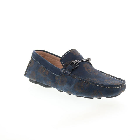 Robert Graham Tardis RG5692S Mens Blue Loafers & Slip Ons Moccasin Shoes
