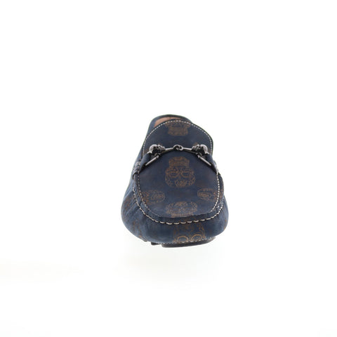 Robert Graham Tardis RG5692S Mens Blue Loafers & Slip Ons Moccasin Shoes