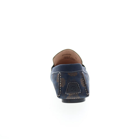 Robert Graham Tardis RG5692S Mens Blue Loafers & Slip Ons Moccasin Shoes