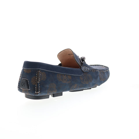 Robert Graham Tardis RG5692S Mens Blue Loafers & Slip Ons Moccasin Shoes