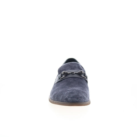 Robert Graham Earth RG5699S Mens Gray Suede Loafers & Slip Ons Casual Shoes