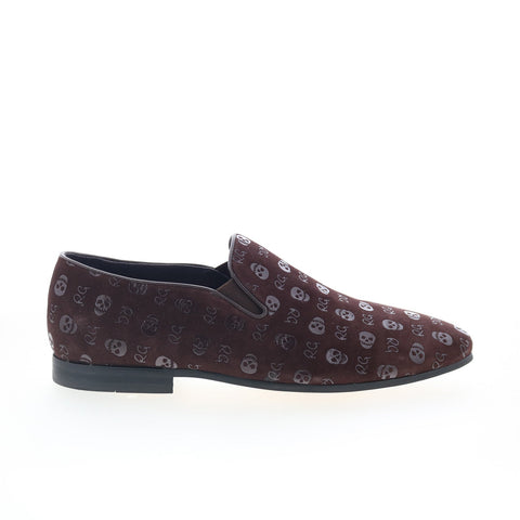 Robert Graham Saturn RG5701S Mens Brown Suede Loafers & Slip Ons Casual Shoes