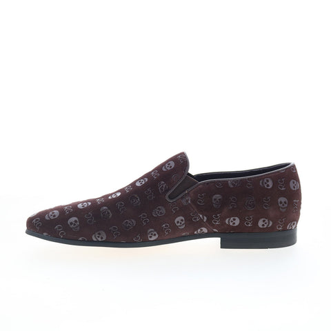 Robert Graham Saturn RG5701S Mens Brown Suede Loafers & Slip Ons Casual Shoes