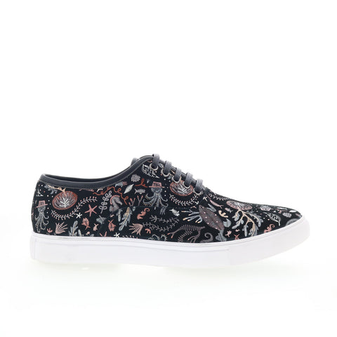Robert Graham Cosmos RG5704L Mens Black Suede Lifestyle Sneakers Shoes
