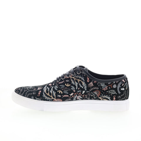 Robert Graham Cosmos RG5704L Mens Black Suede Lifestyle Sneakers Shoes