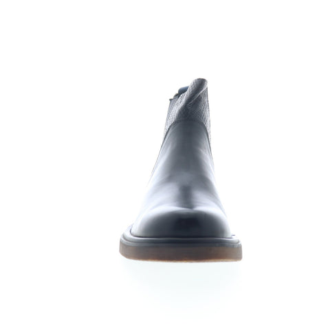 Robert Graham Nova RG5713B Mens Black Leather Slip On Chelsea Boots