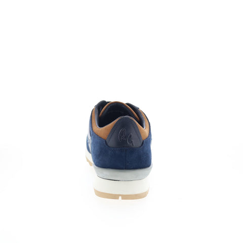 Robert Graham Burnout RG5714L Mens Blue Suede Lifestyle Sneakers Shoes