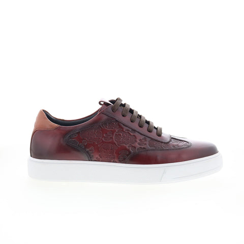 Robert Graham Forsan RG5716L Mens Brown Leather Lifestyle Sneakers Shoes