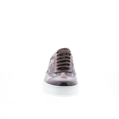 Robert Graham Forsan RG5716L Mens Brown Leather Lifestyle Sneakers Shoes