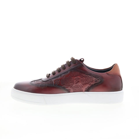 Robert Graham Forsan RG5716L Mens Brown Leather Lifestyle Sneakers Shoes