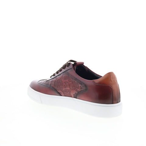 Robert Graham Forsan RG5716L Mens Brown Leather Lifestyle Sneakers Shoes