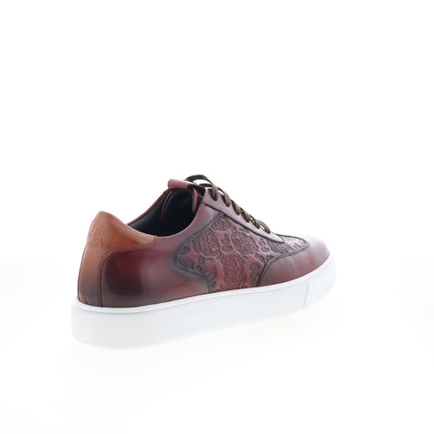 Robert Graham Forsan RG5716L Mens Brown Leather Lifestyle Sneakers Shoes