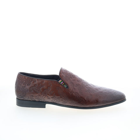 Robert Graham Follet RG5724S Mens Brown Loafers & Slip Ons Casual Shoes
