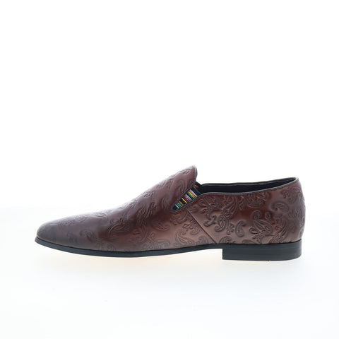 Robert Graham Follet RG5724S Mens Brown Loafers & Slip Ons Casual Shoes