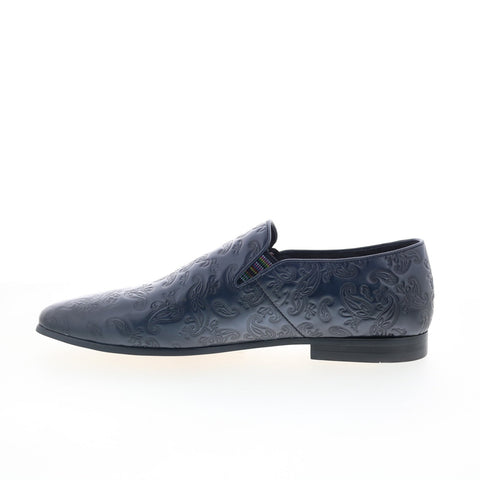 Robert Graham Follet RG5724S Mens Blue Loafers & Slip Ons Casual Shoes