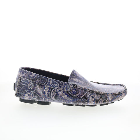 Robert Graham Dacota RG5729S Mens Purple Loafers & Slip Ons Moccasin Shoes