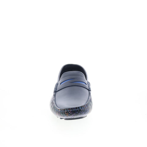 Robert Graham Bovina RG5731S Mens Blue Loafers & Slip Ons Moccasin Shoes