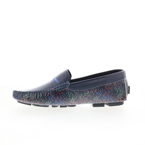 Robert Graham Bovina RG5731S Mens Blue Loafers & Slip Ons Moccasin Shoes