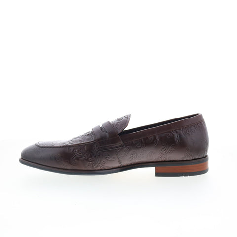Robert Graham Boern RG5734S Mens Brown Loafers & Slip Ons Casual Shoes