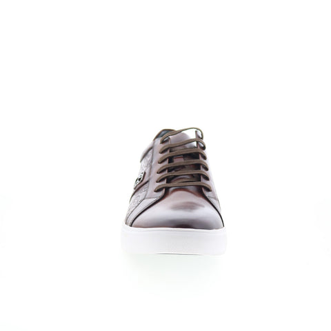 Robert Graham Calverton RG5735L Mens Brown Leather Lifestyle Sneakers Shoes