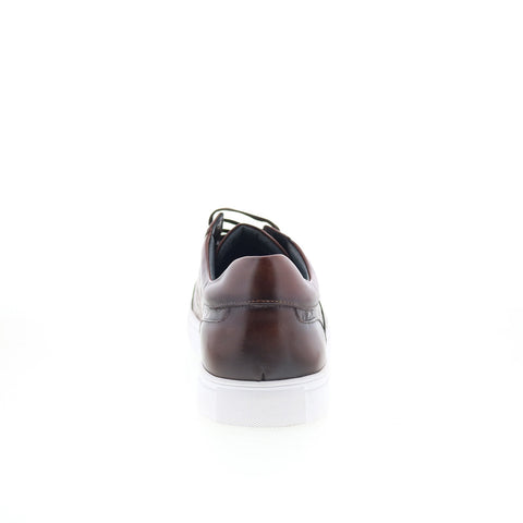 Robert Graham Calverton RG5735L Mens Brown Leather Lifestyle Sneakers Shoes
