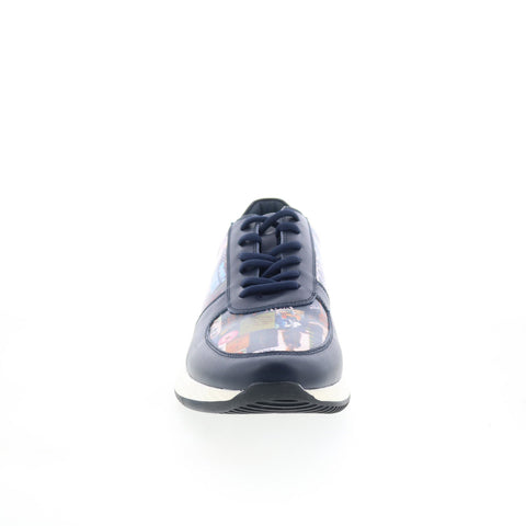 Robert Graham G-Force RG5742L Mens Blue Leather Lifestyle Sneakers Shoes