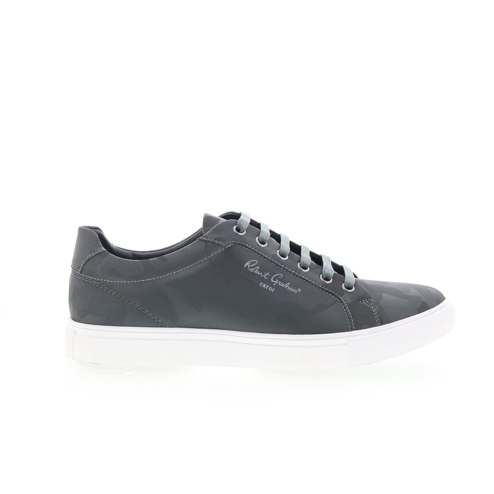 Robert Graham Syfy RG5746L Mens Gray Leather Lifestyle 