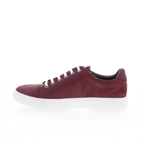 Robert Graham Syfy RG5746L Mens Burgundy Leather Lifestyle Sneakers Shoes