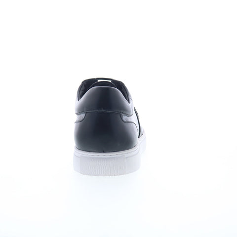 Robert Graham Wickett RG5747LXL Mens Black Leather Lifestyle Sneakers Shoes
