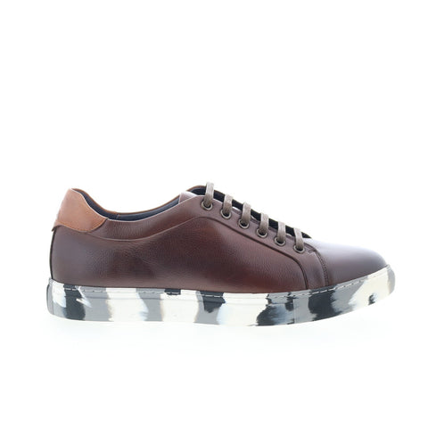 Robert Graham Ufo RG5752L Mens Brown Leather Lifestyle Sneakers Shoes