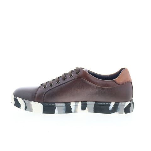 Robert Graham Ufo RG5752L Mens Brown Leather Lifestyle Sneakers Shoes