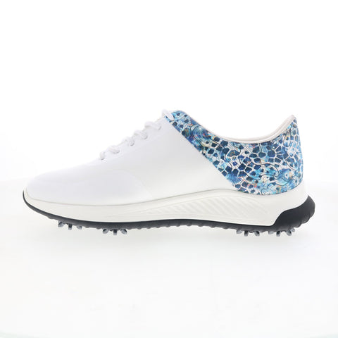 Robert Graham Flatonia RG5759G Mens White Leather Athletic Golf Shoes