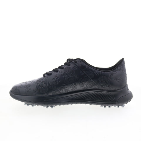 Robert Graham Granjero RG5760G Mens Black Leather Athletic Golf Shoes