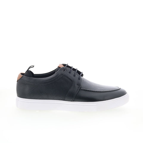 Robert Graham Basque RG5768L Mens Black Leather Lifestyle Sneakers Shoes