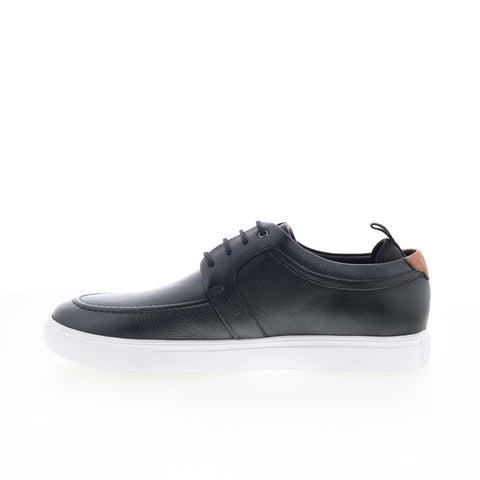 Robert Graham Basque RG5768L Mens Black Leather Lifestyle Sneakers Shoes