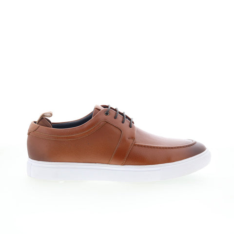 Robert Graham Basque RG5768L Mens Brown Leather Lifestyle Sneakers Shoes