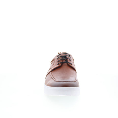 Robert Graham Basque RG5768L Mens Brown Leather Lifestyle Sneakers Shoes