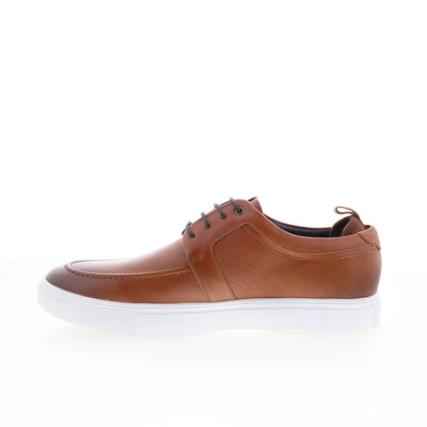 Robert Graham Basque RG5768L Mens Brown Leather Lifestyle Sneakers Shoes