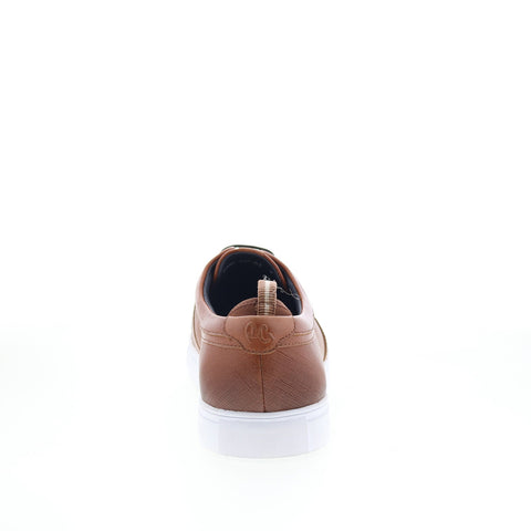 Robert Graham Basque RG5768L Mens Brown Leather Lifestyle Sneakers Shoes