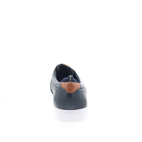 Robert Graham Basque RG5768L Mens Blue Leather Lifestyle Sneakers Shoes