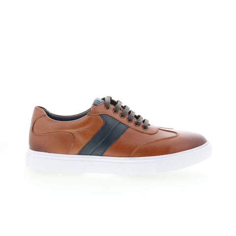 Robert Graham Brandy RG5769L Mens Brown Leather Lifestyle Sneakers Shoes