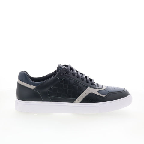 Robert Graham Caine RG5771L Mens Black Leather Lifestyle Sneakers Shoes