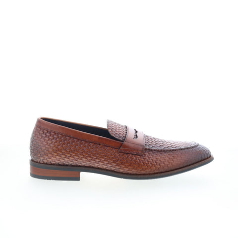 Robert Graham Frankenstrat RG5777S Mens Brown Loafers & Slip Ons Penny Shoes