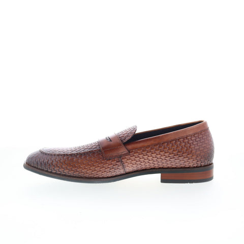 Robert Graham Frankenstrat RG5777S Mens Brown Loafers & Slip Ons Penny Shoes