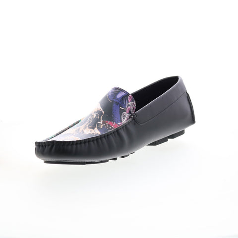 Robert Graham Jump RG5793S Mens Black Loafers & Slip Ons Moccasin Shoes