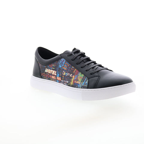 Robert Graham Maxs RG5798L Mens Black Leather Lifestyle Sneakers Shoes