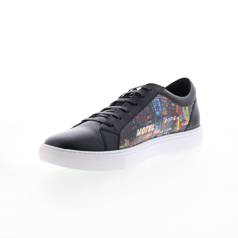 Robert Graham Maxs RG5798L Mens Black Leather Lifestyle Sneakers Shoes