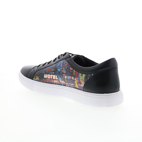 Robert Graham Maxs RG5798L Mens Black Leather Lifestyle Sneakers Shoes