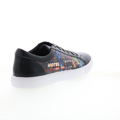Robert Graham Maxs RG5798L Mens Black Leather Lifestyle Sneakers Shoes